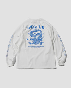 LFYT Wo Dragon Pocket L/S Tee - White