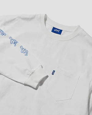 LFYT Wo Dragon Pocket L/S Tee - White