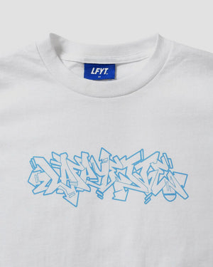 LFYT X STASH Outline Piece Tee - White