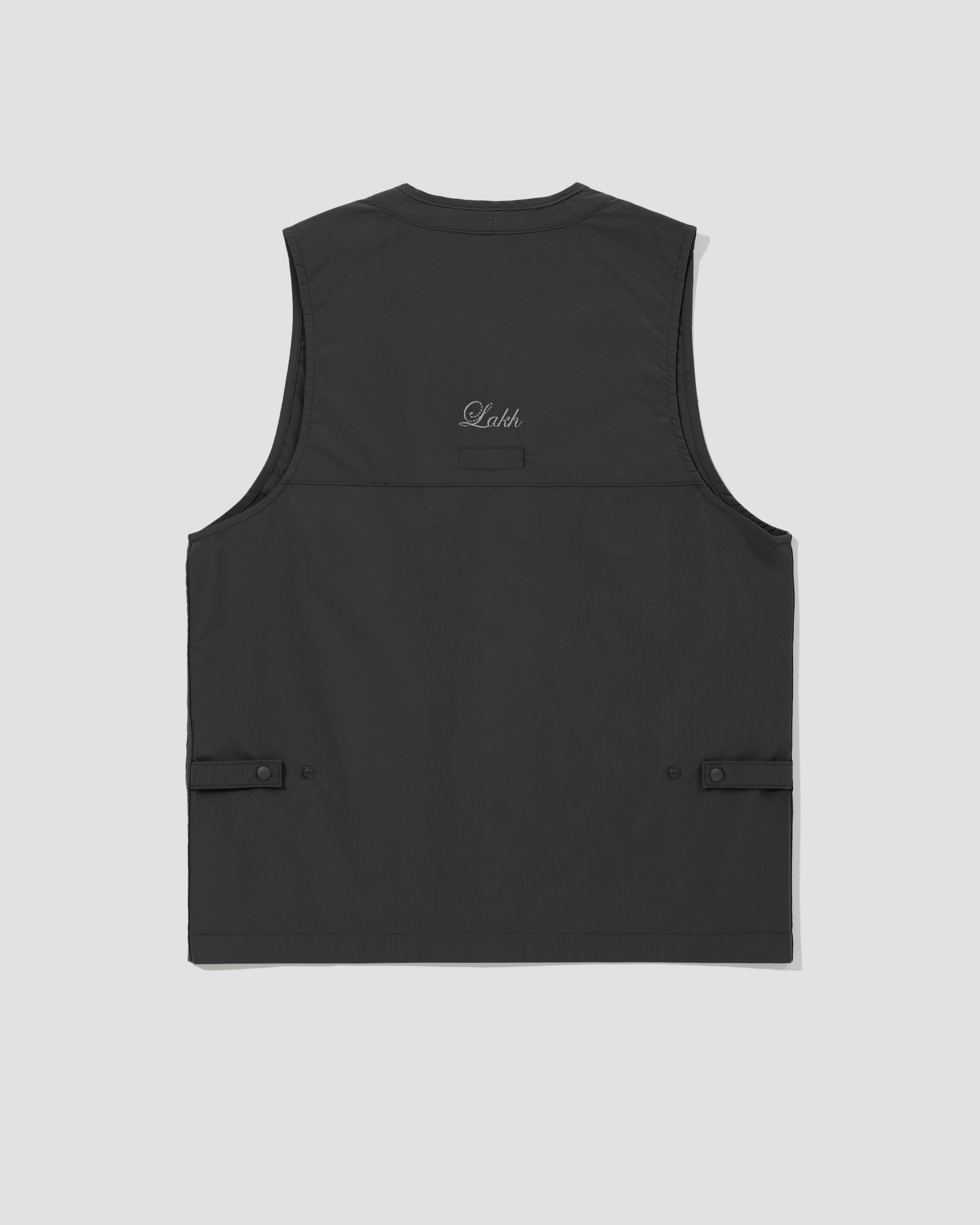 Multi Pockets Waistcoat - Dark Grey