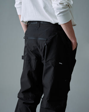 Patched Worker Pants - Black