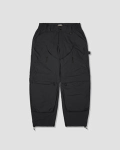 Patched Worker Pants - Black