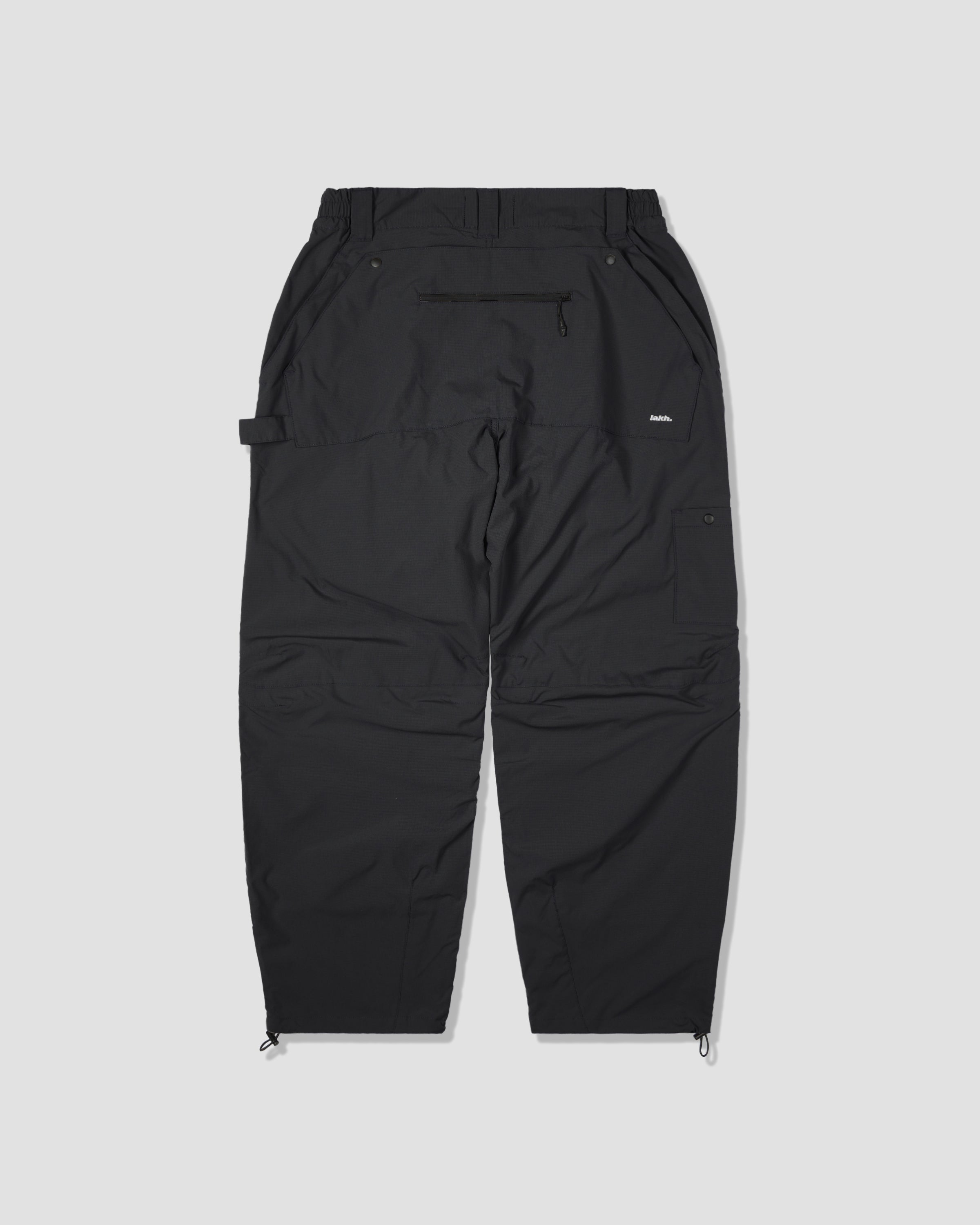 Patched Worker Pants - Black