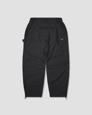 Patched Worker Pants - Black