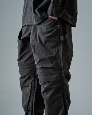 Patched Worker Pants - Black