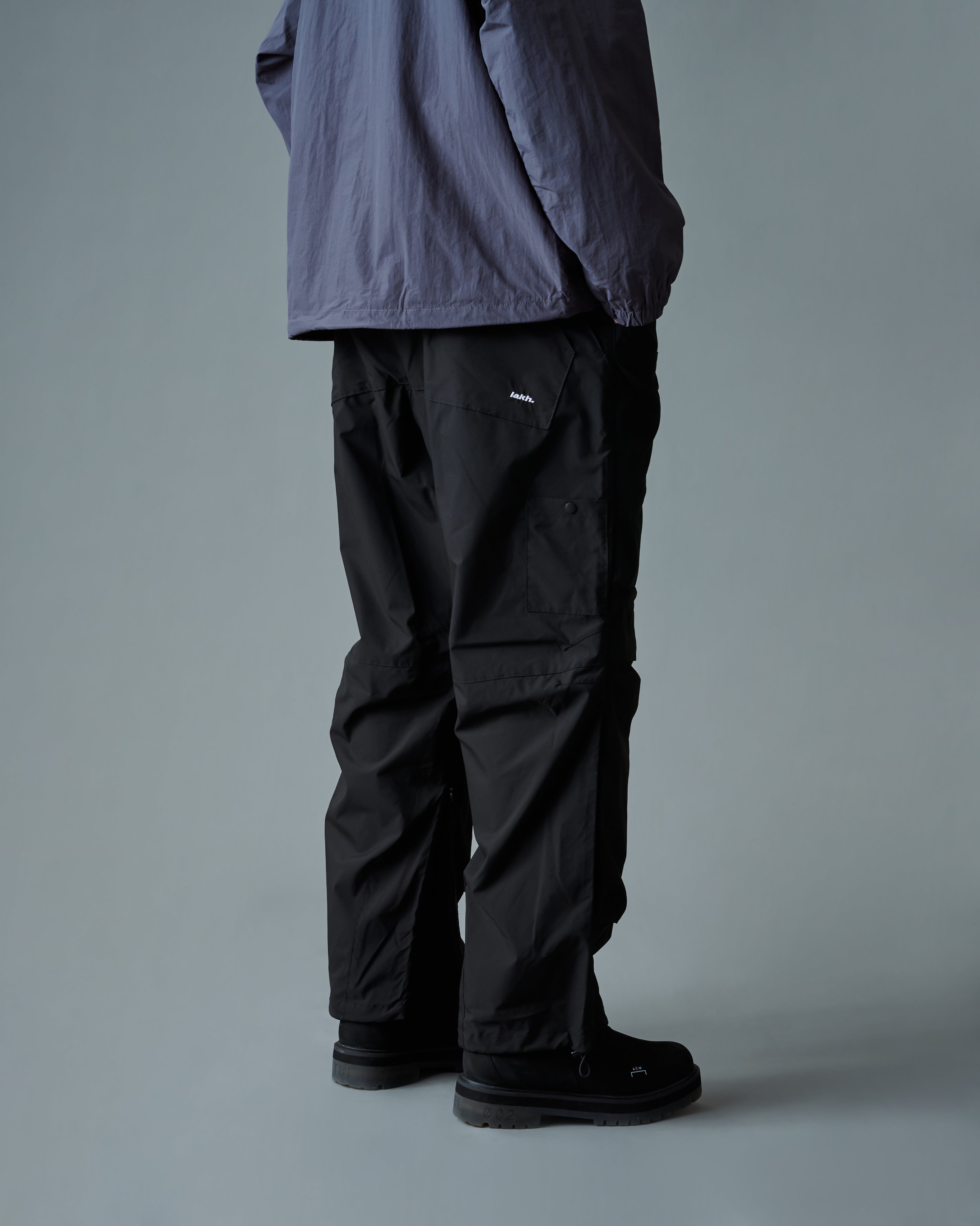 Patched Worker Pants - Black