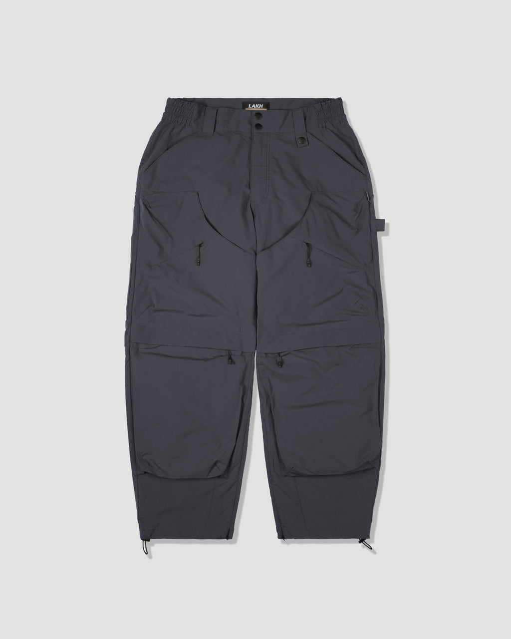 Patched Worker Pants - Grey