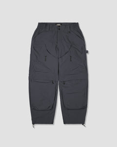 Patched Worker Pants - Grey