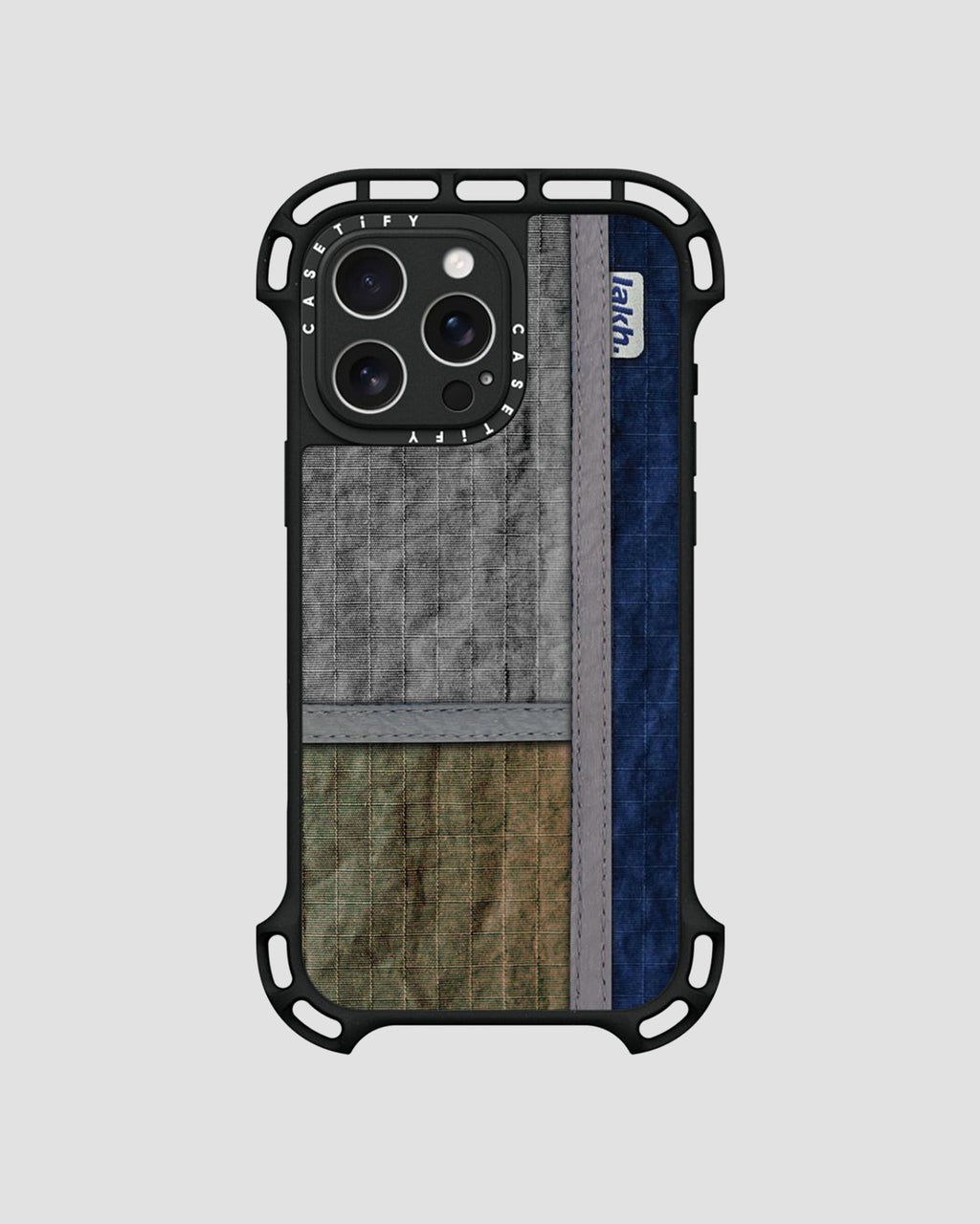 LAKH x CASETiFY Patchwork Ripstop Pattern Phone Case