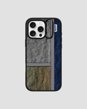 LAKH x CASETiFY Patchwork Ripstop Pattern Phone Case