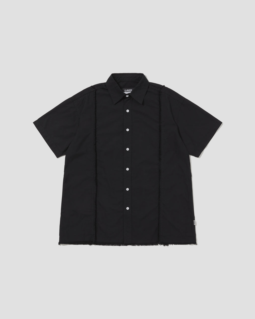 Raw Edge S/S Shirt - Black