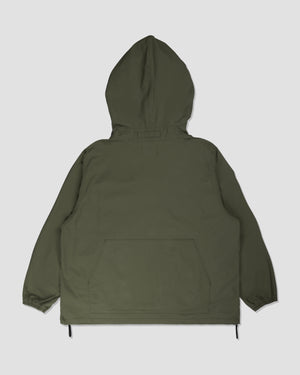 Pullover Hooded Jacket - Olive