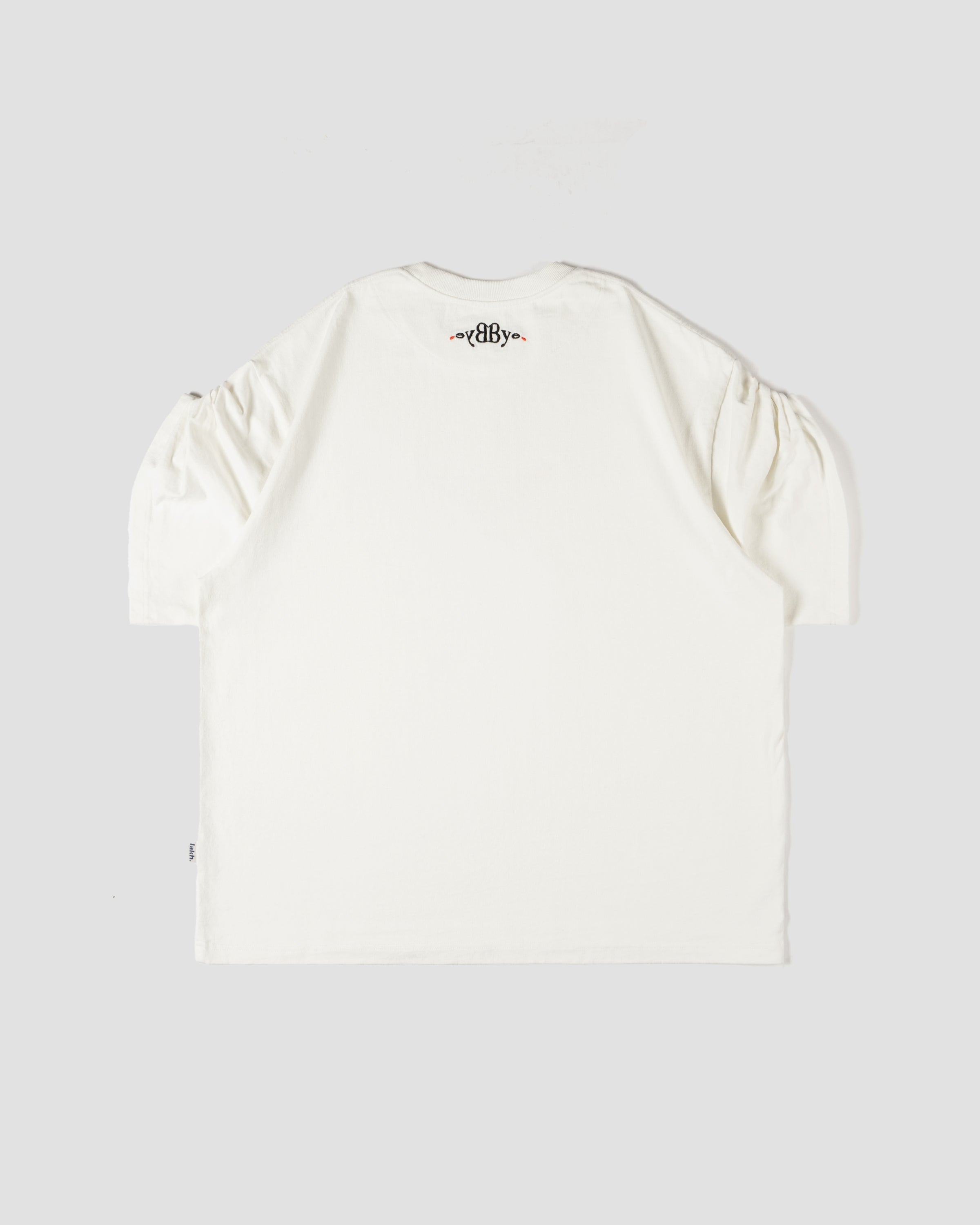 LAKH x HIBYEFRIEND Rolled Sleeves T-Shirt - White