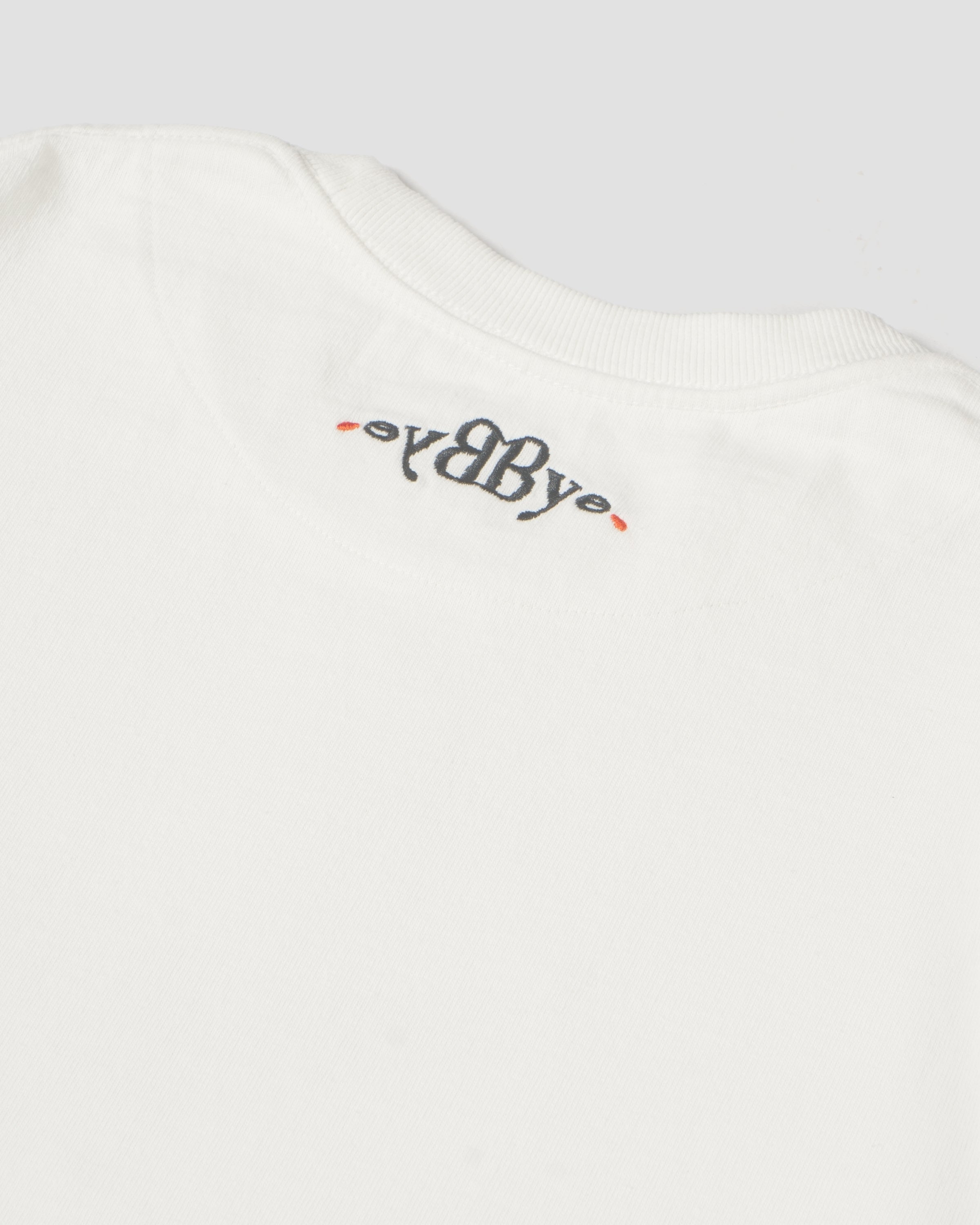 LAKH x HIBYEFRIEND Rolled Sleeves T-Shirt - White