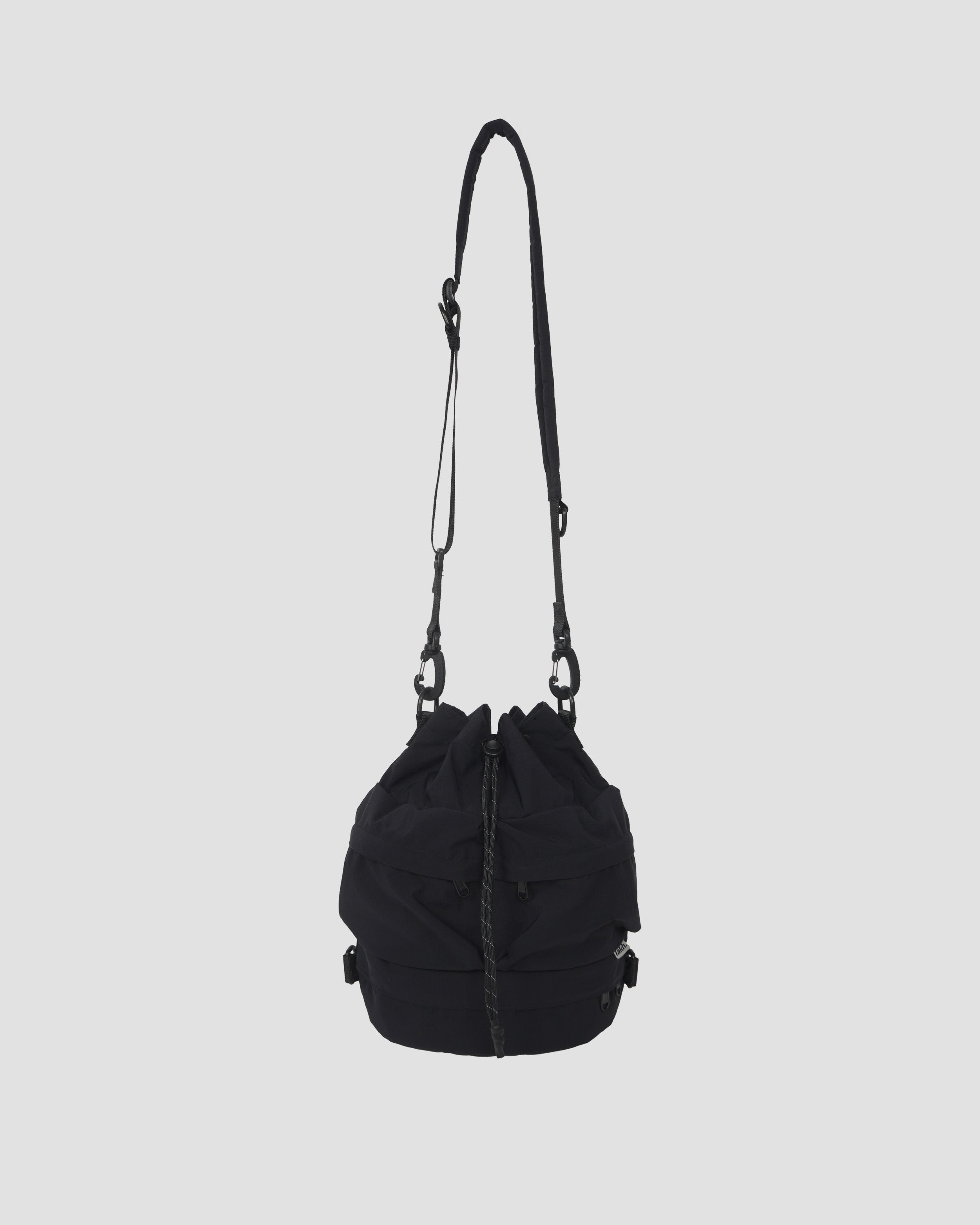 Six Pockets Shoulder Bag - Black