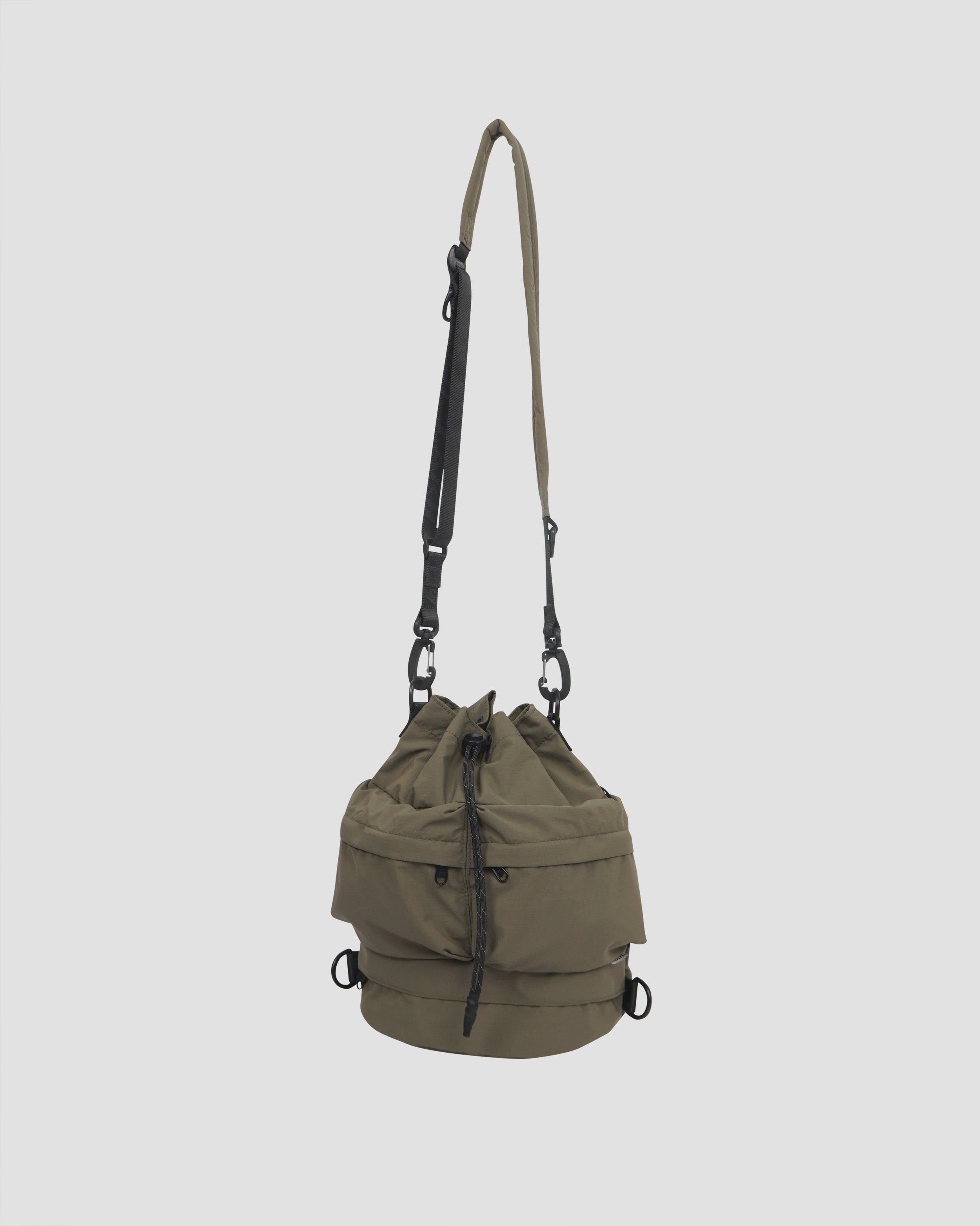 Six Pockets Shoulder Bag - Olive