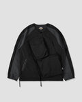 Slanted Pockets Functional Jacket - Black