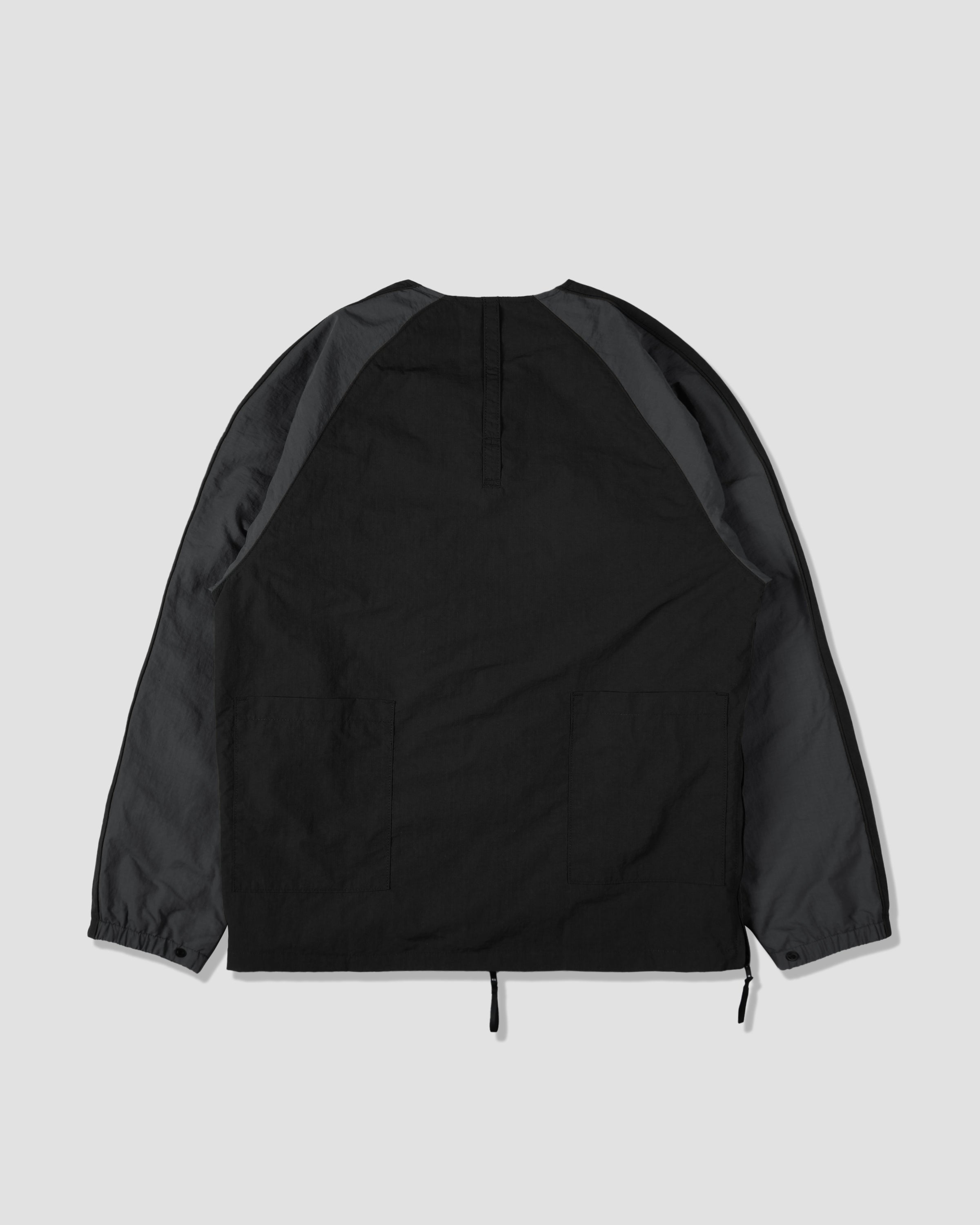 Slanted Pockets Functional Jacket - Black