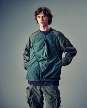 Slanted Pockets Functional Jacket - Navy