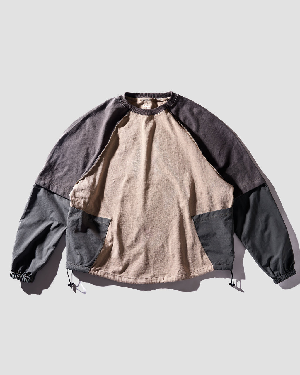 Detachable Sleeve T-Shirt - Olive