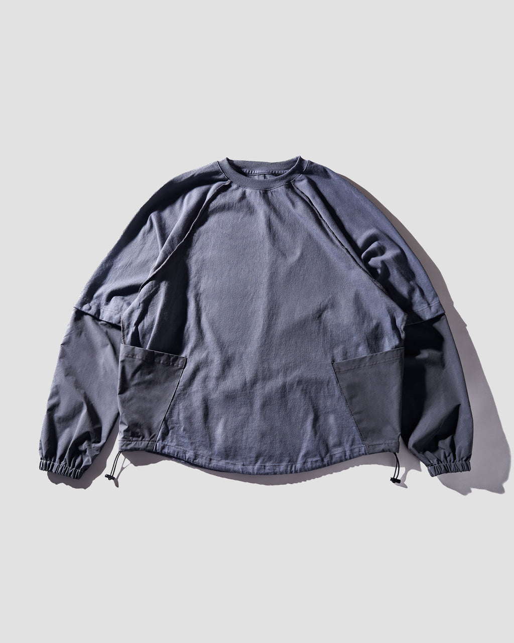 Detachable Sleeve T-Shirt - Grey