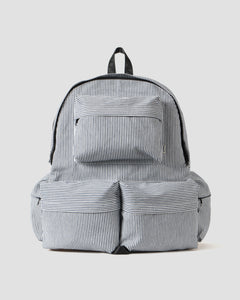 Ten Pockets Backpack - Strip Navy