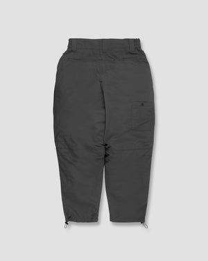 Trapezoid Pockets Utility Pants - Grey