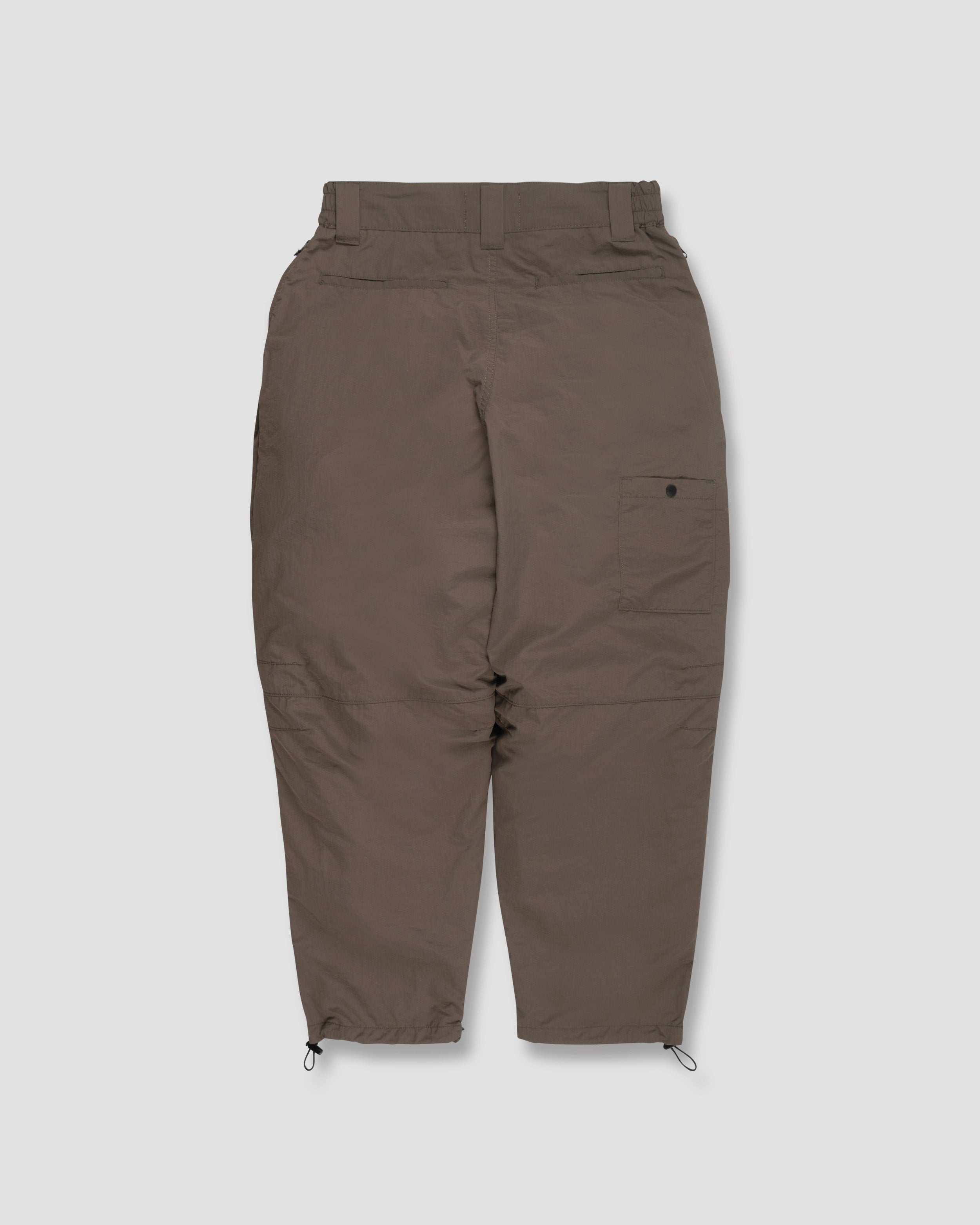 Trapezoid Pockets Utility Pants - Olive