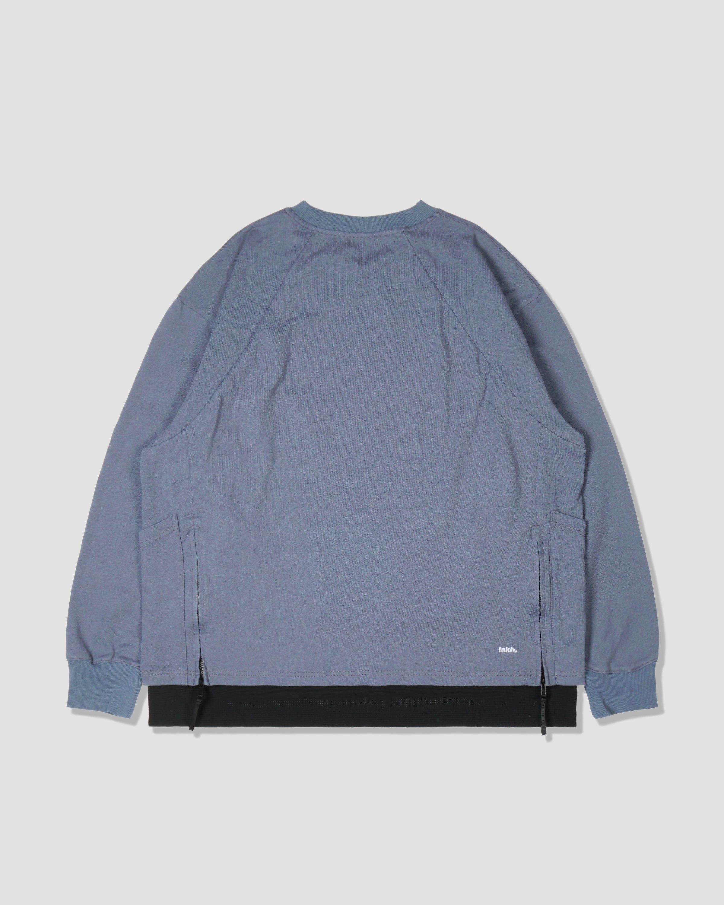 Tri-Pocket Layer L/S Tee - Grey