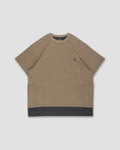 Tri- Pocket Layer Tee - Sand