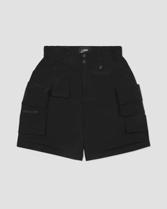 Twelve Pockets Cargo Shorts - Black