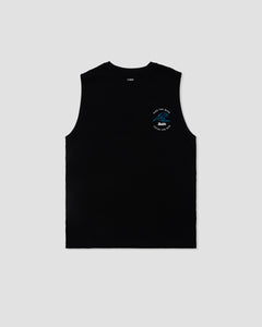 Wave Logo Tank Top - Black