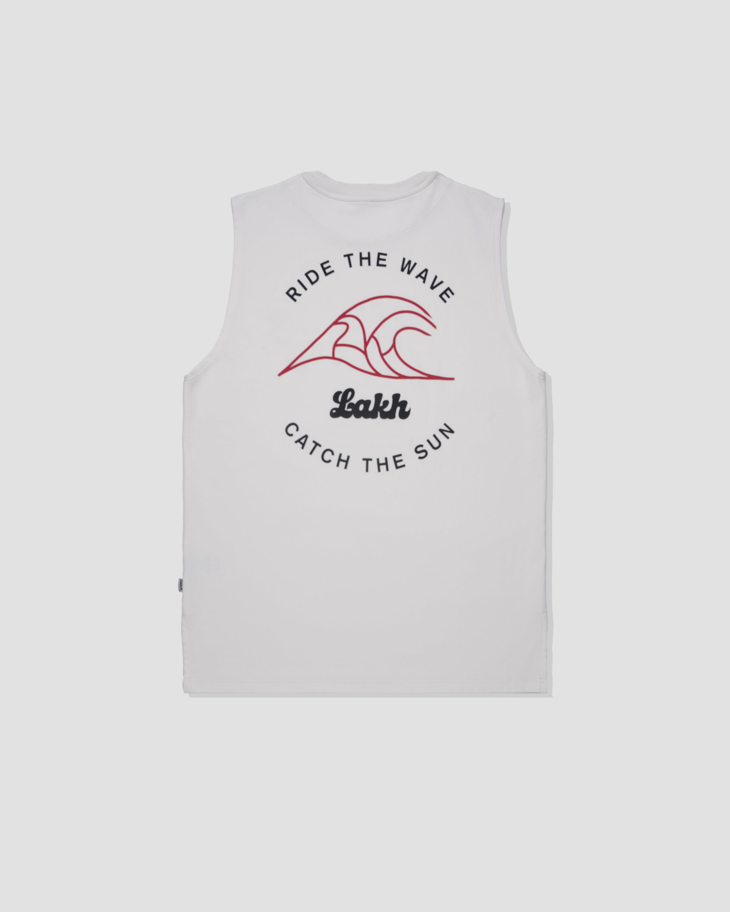 Wave Logo Tank Top - White