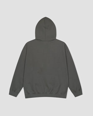 YESEYESEE Y.E.S Fade-out Skull Hoodie - Dark Grey