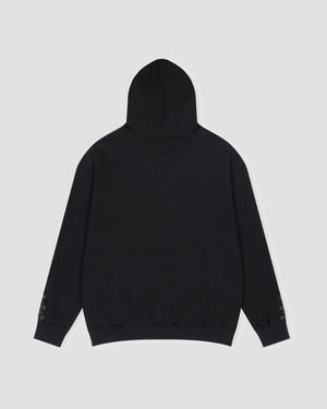 YESEYESEE Y.E.S Jacquard Skull Hoodie - Black