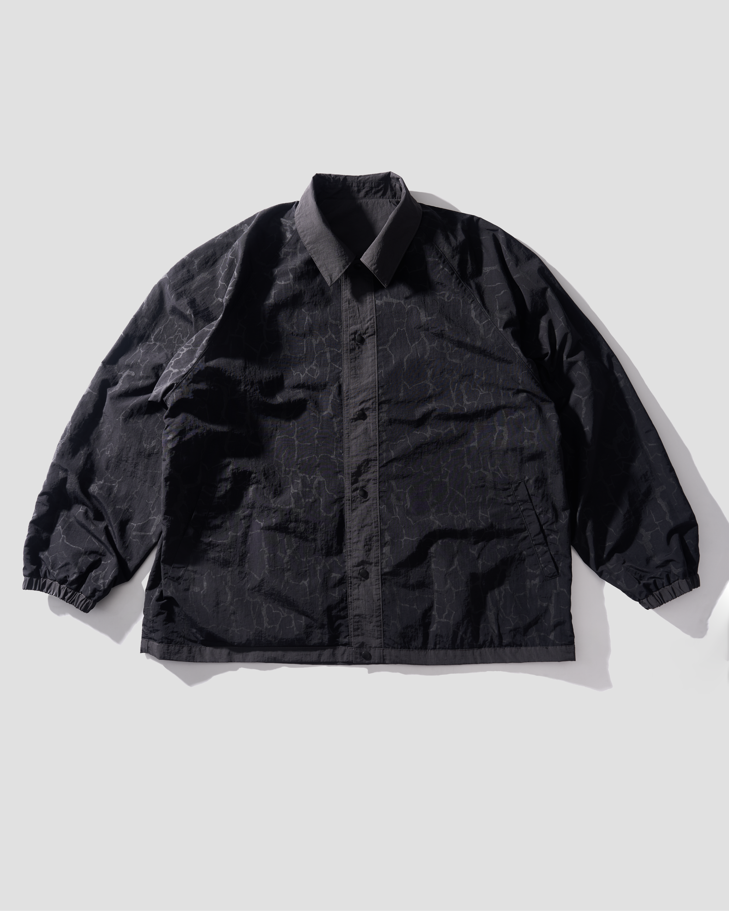 YOTS Reversible Coach Jacket - Dark Grey