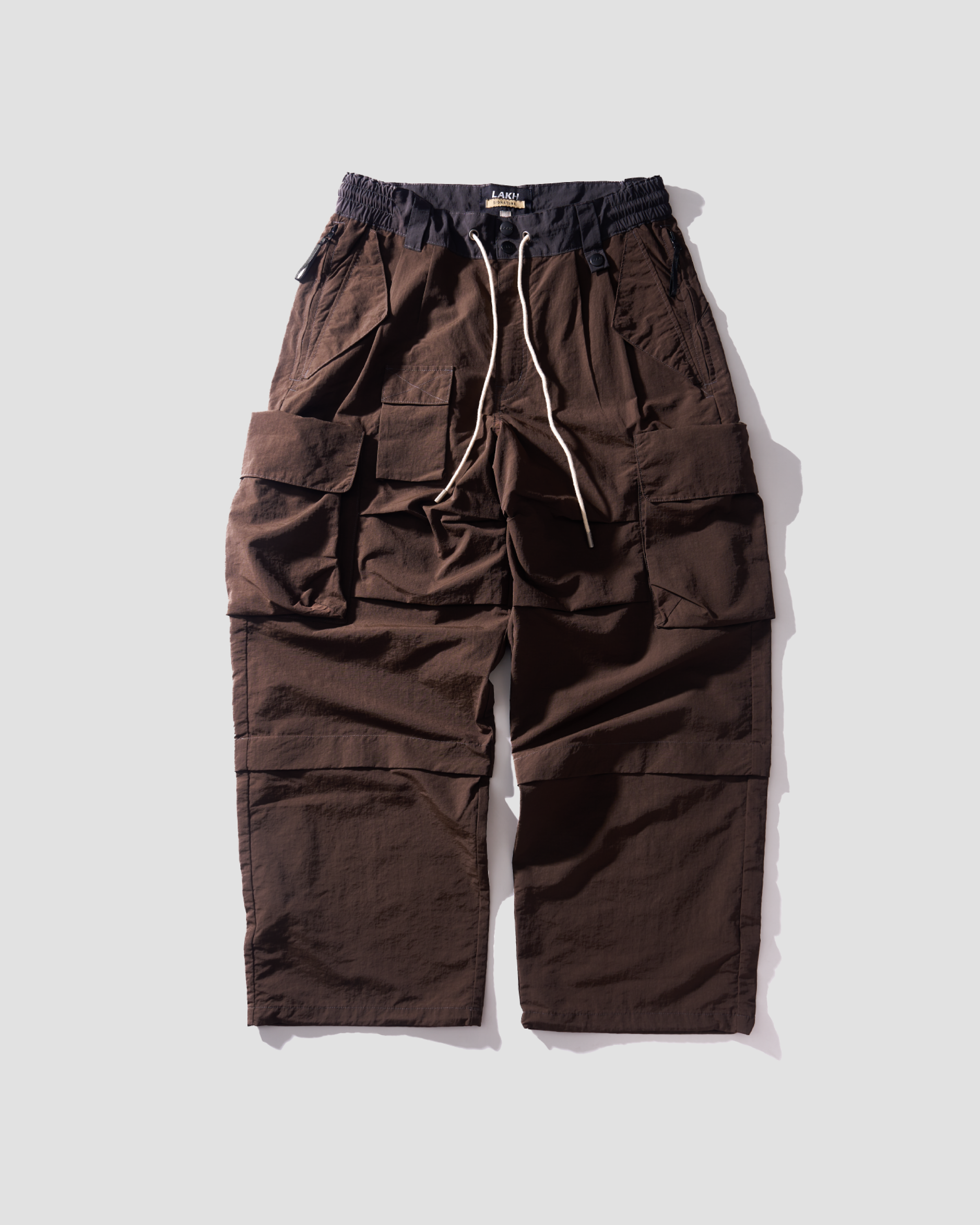 YOTS Adjustable Cargo Pants - Brown