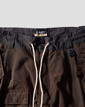 YOTS Adjustable Cargo Pants - Brown