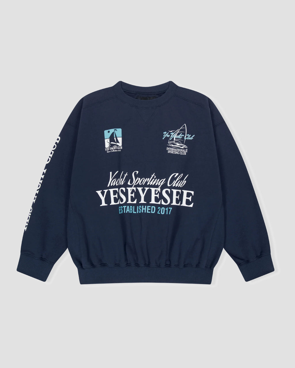 YESEYESEE Y.E.S Yacht Sweatshirt - Navy