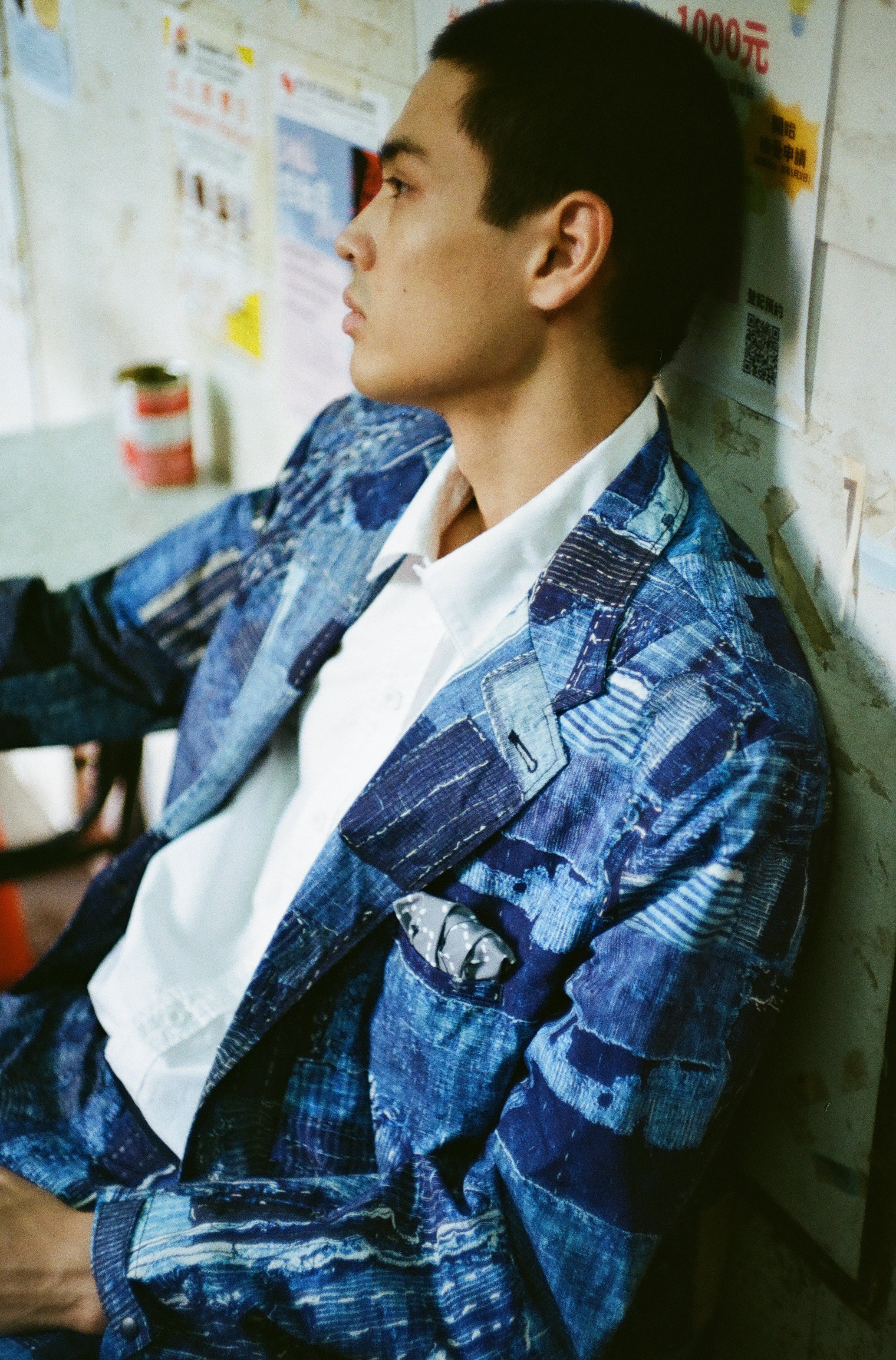 LAKH x KUON Printed Boro Functional Suit Jacket