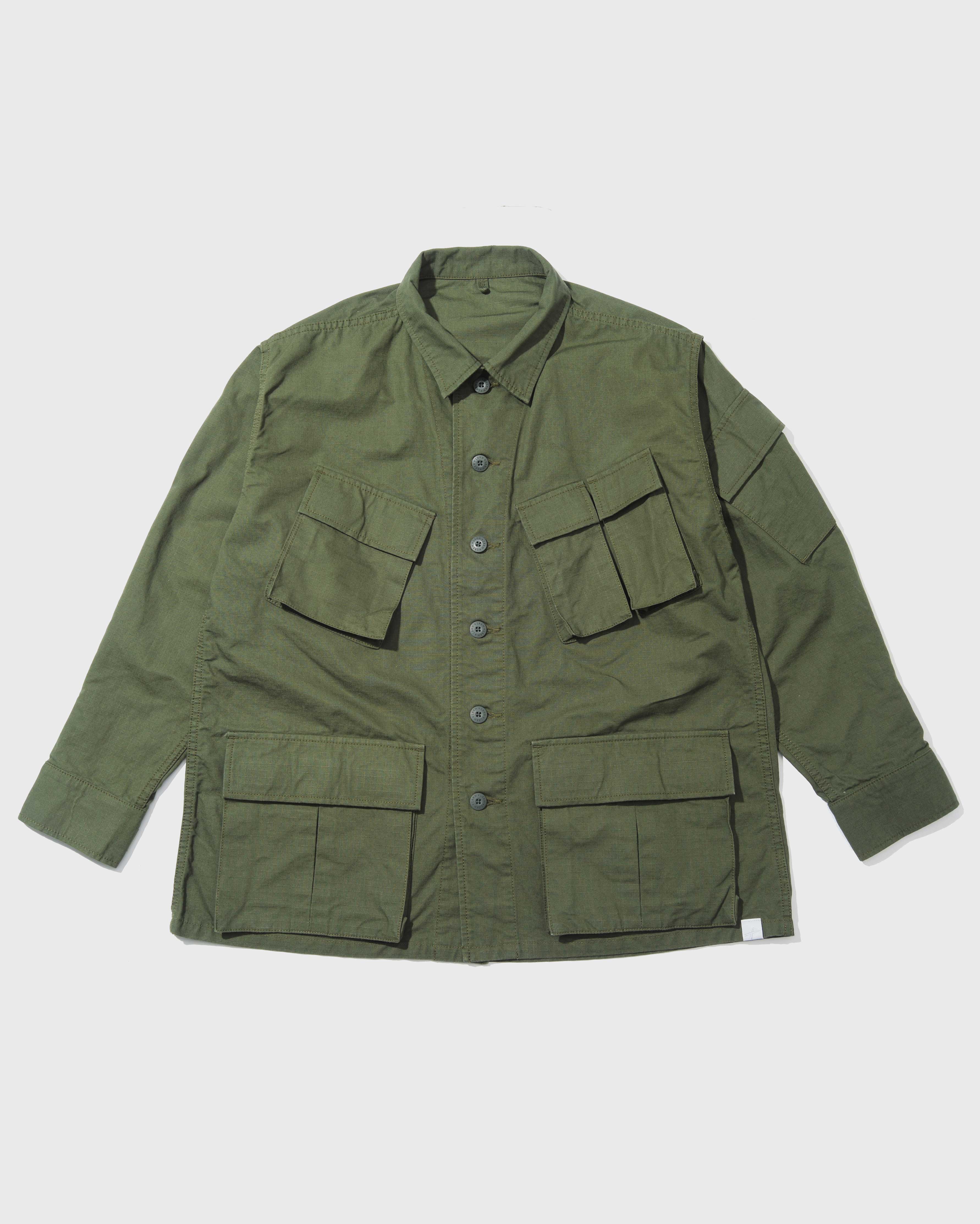 Modified Military Shirt - Olive – LAKH
